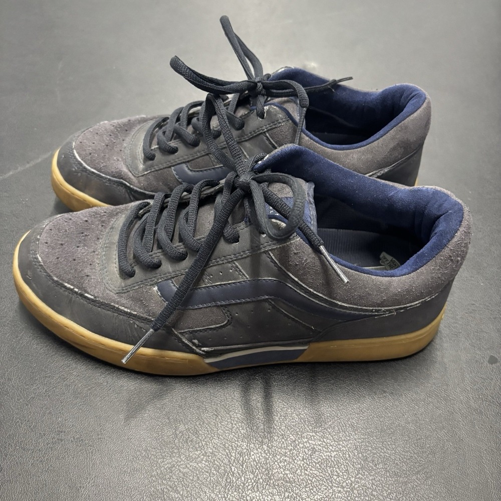 Vans Bastien Salabanzi Pro Shoes Y2K Skater Blue Gray Men's 11 Chunky Low Top